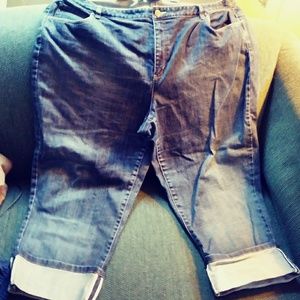 Talbots jean capri's